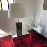 1950s wooden table lamp