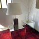 1950s wooden table lamp