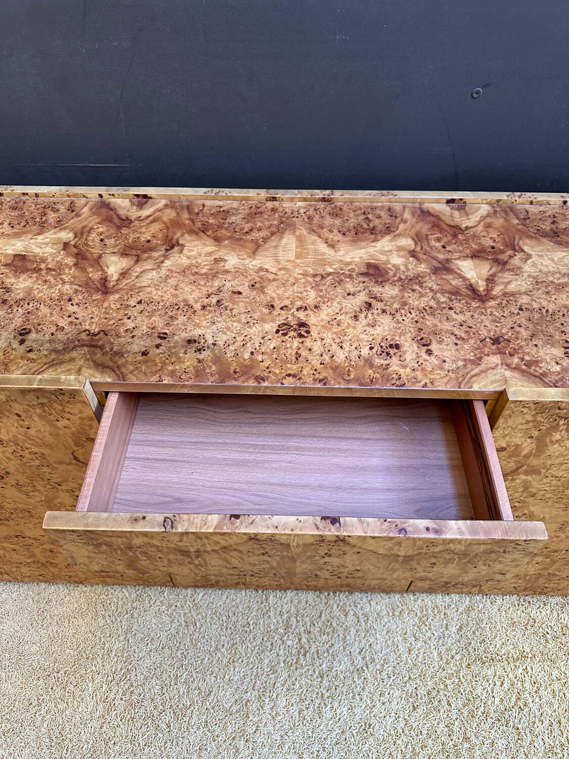 Enfilade by Willy Rizzo in elm wood.