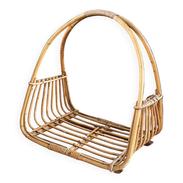 Bamboo log carrier