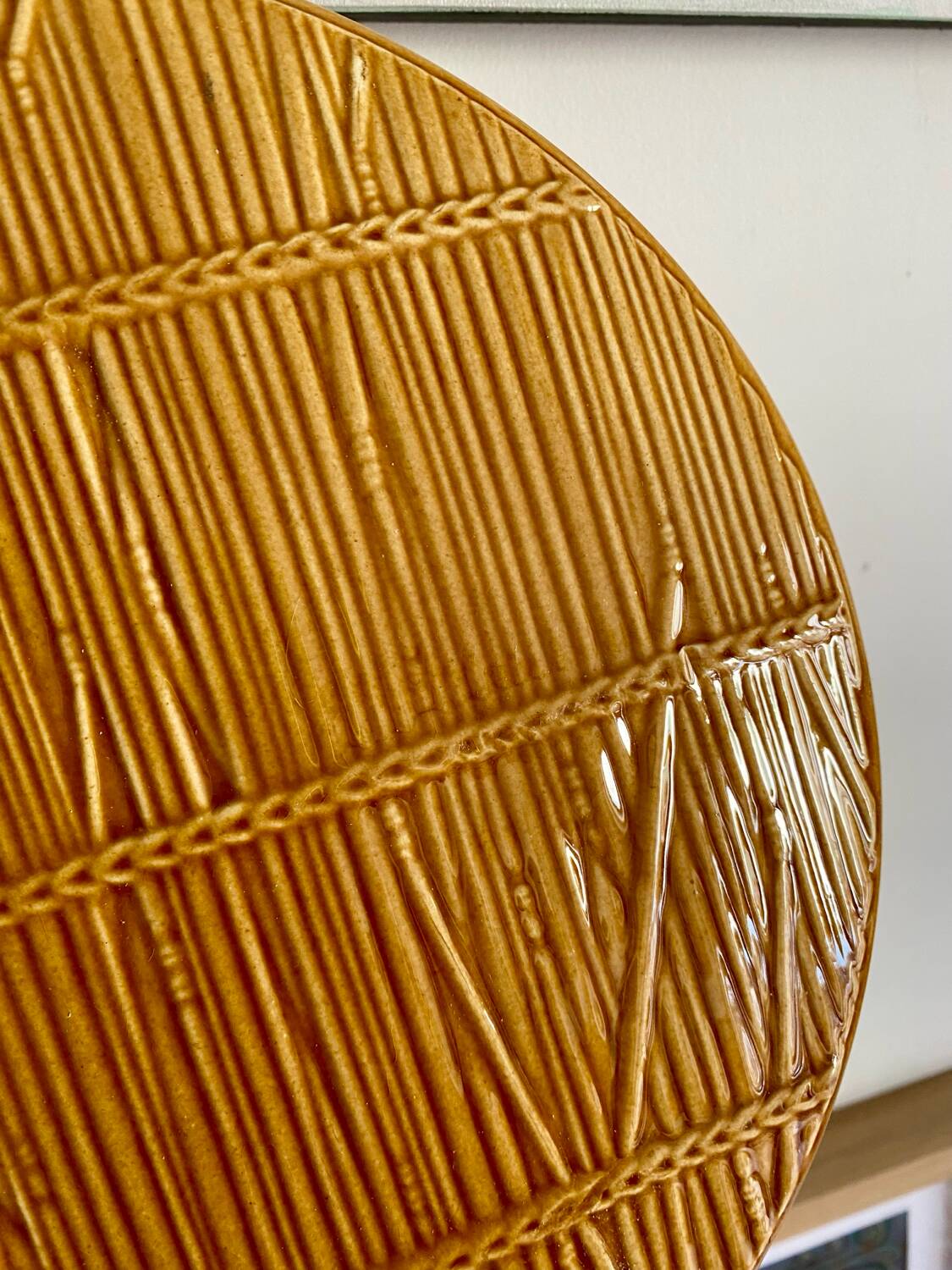 Presentation plate Gien