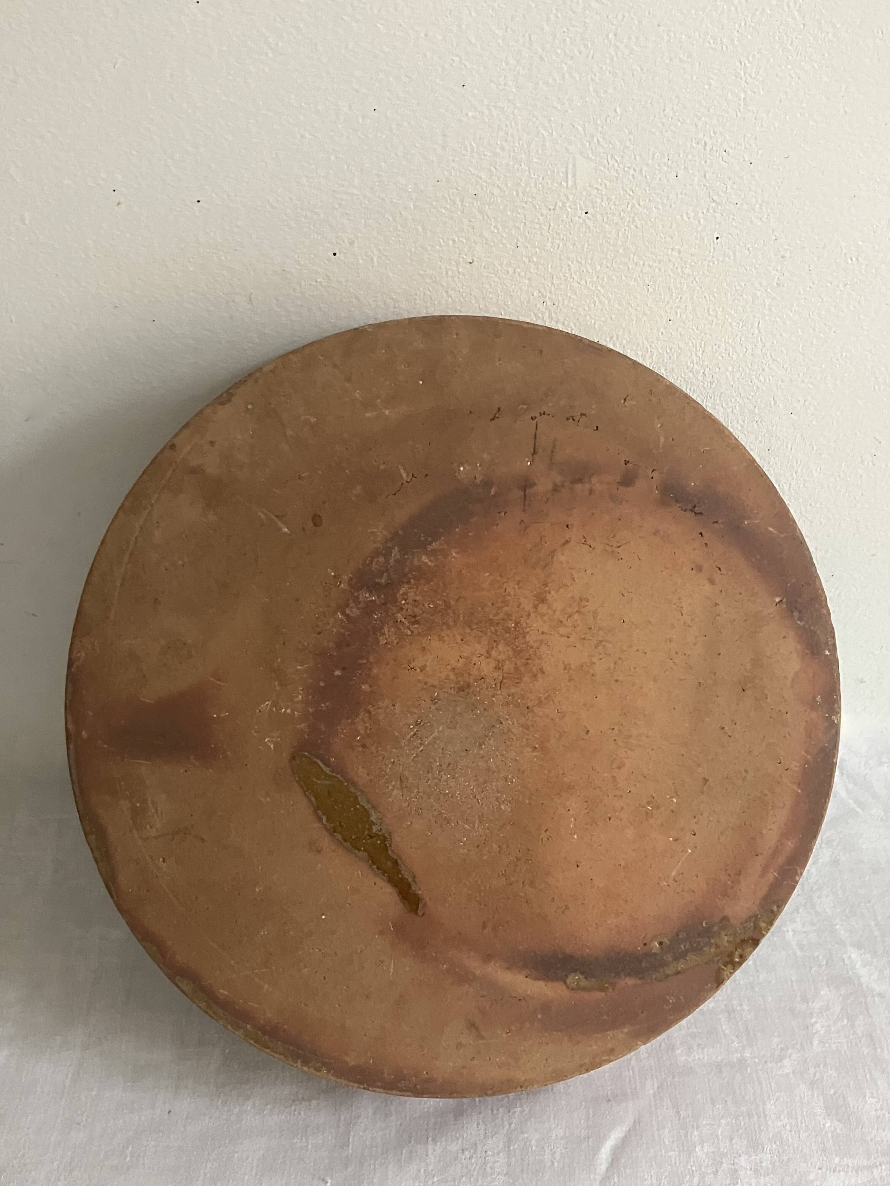 Deep dish, ceramic, glazed terracotta