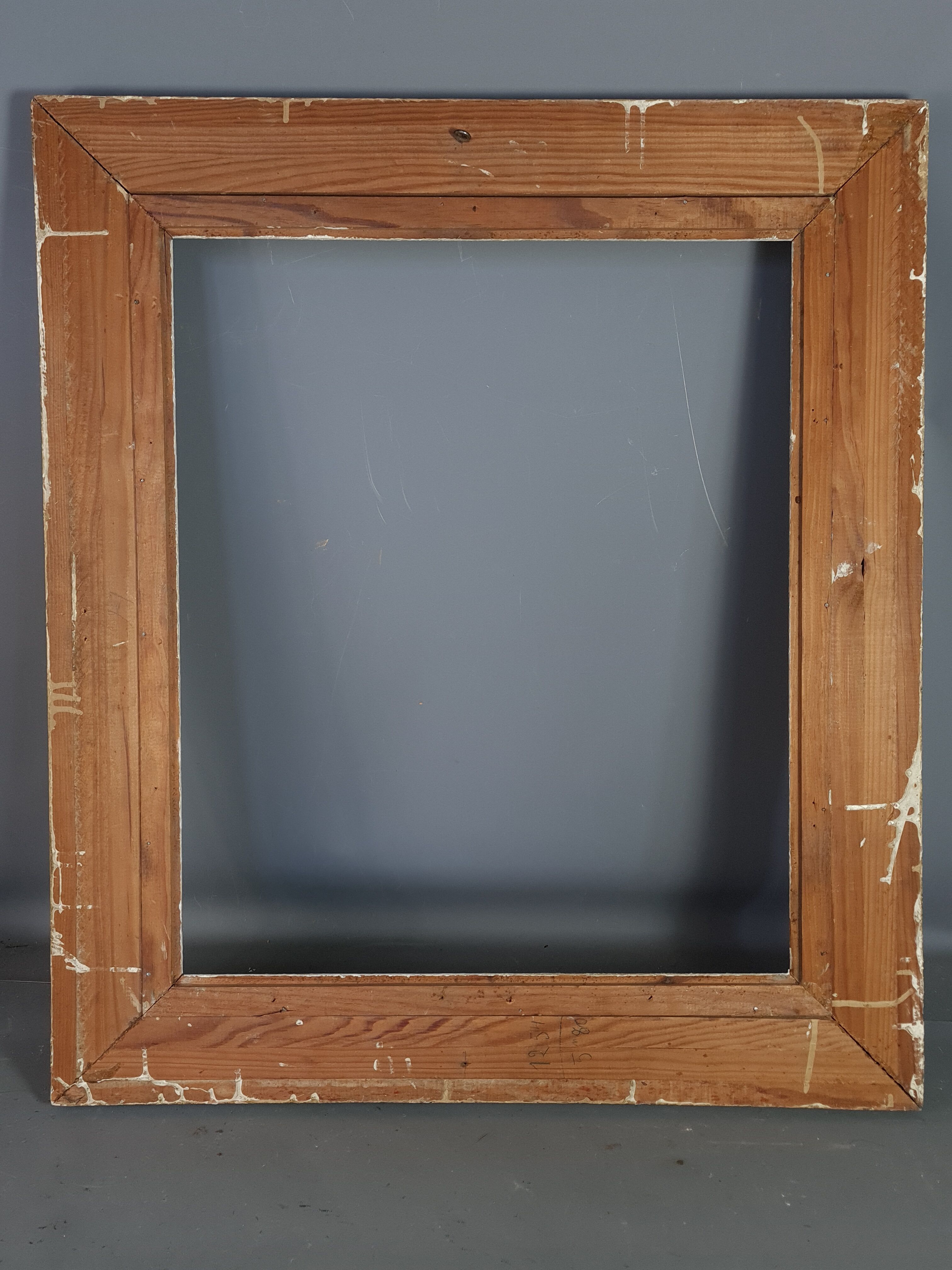 Frame Montparnasse old carved wood 74x65 foliage 55.7x46.7 cm SB