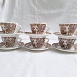 Vintage Rivanel cups and saucers