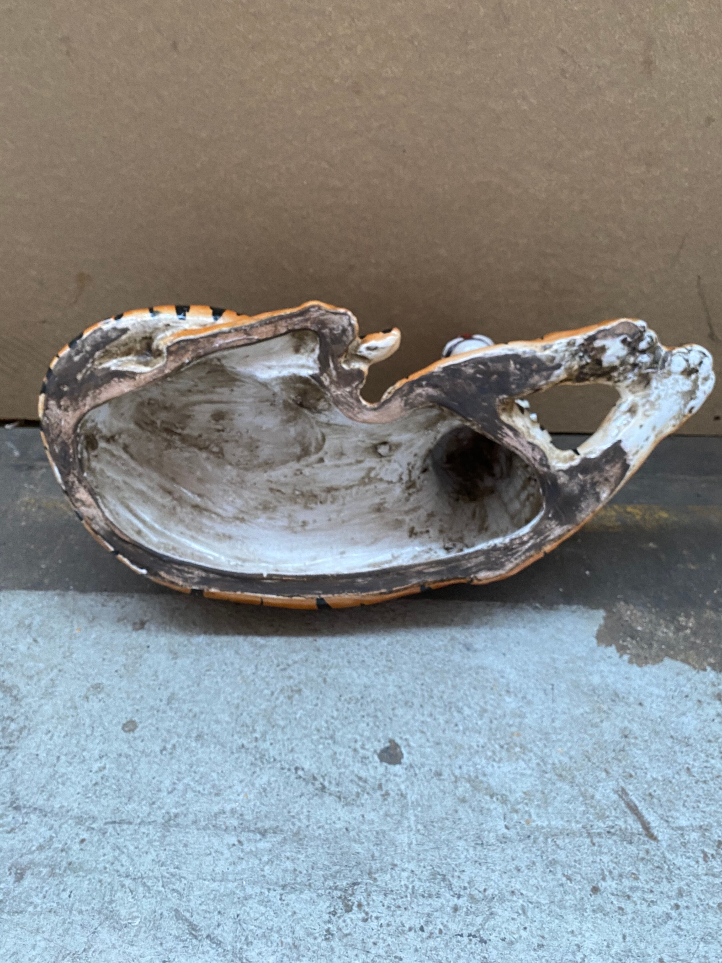Tiger in ceramic