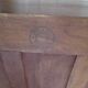 Curved showcase library carved wood 2 doors mahogany English style