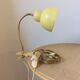 Lampe pince vintage jaune