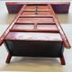 Old chinese barber hairdresser stool 19th xixth century in lacquered wood