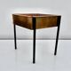 Hans Agne Jakobsson Table à fleurs carrée en cuivre/pot de fleurs, AB Markaryd Suède années 1950