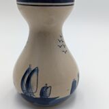 Blue ceramic vase