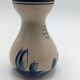 Vase en céramique bleue