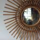 Vintage rattan mirror - 57cm