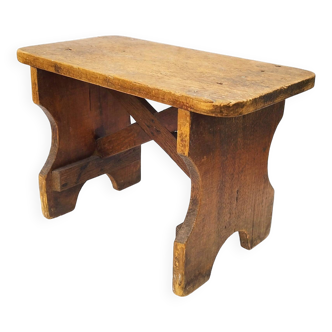 Wooden step stool country decoration
