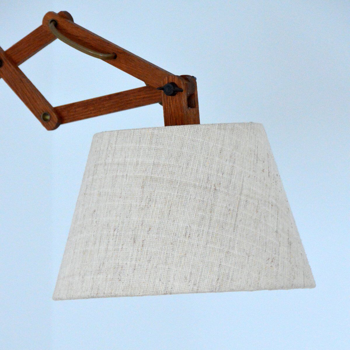 Scandinavian accordion lamp 1950s