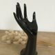 Vase soliflore hand black ring