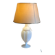 Vintage 1960s white opaline crystal lamp from Sèvres