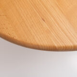 Vintage extendable dining table in beech wood