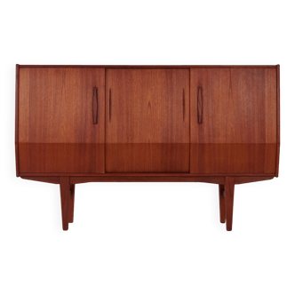 Teak highboard, Danish design, 1970s, production: Denmark