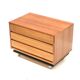 Vintage chest of drawers on casters from the 1960s