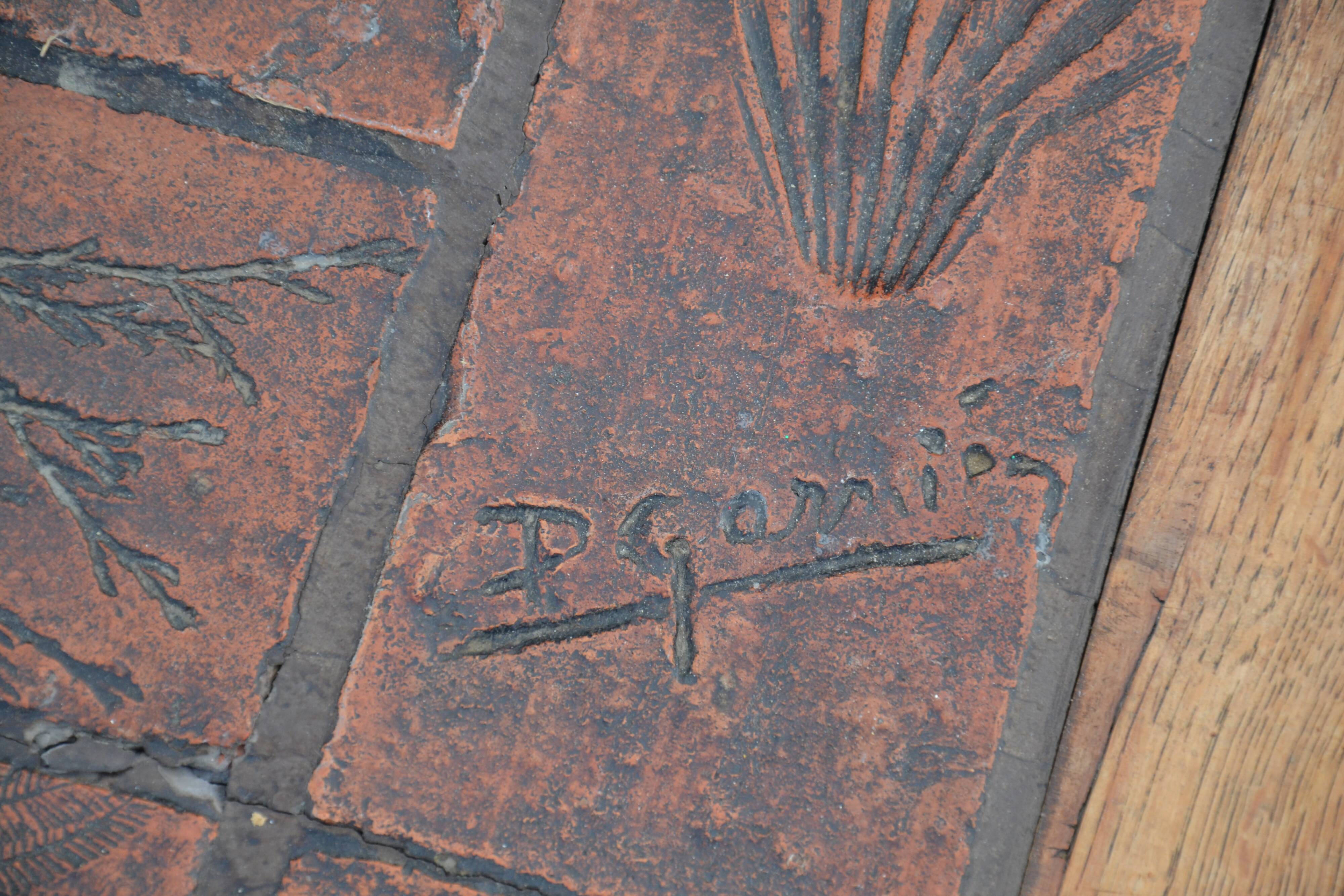 Pierre Garnier ceramic coffee table from Herbiers