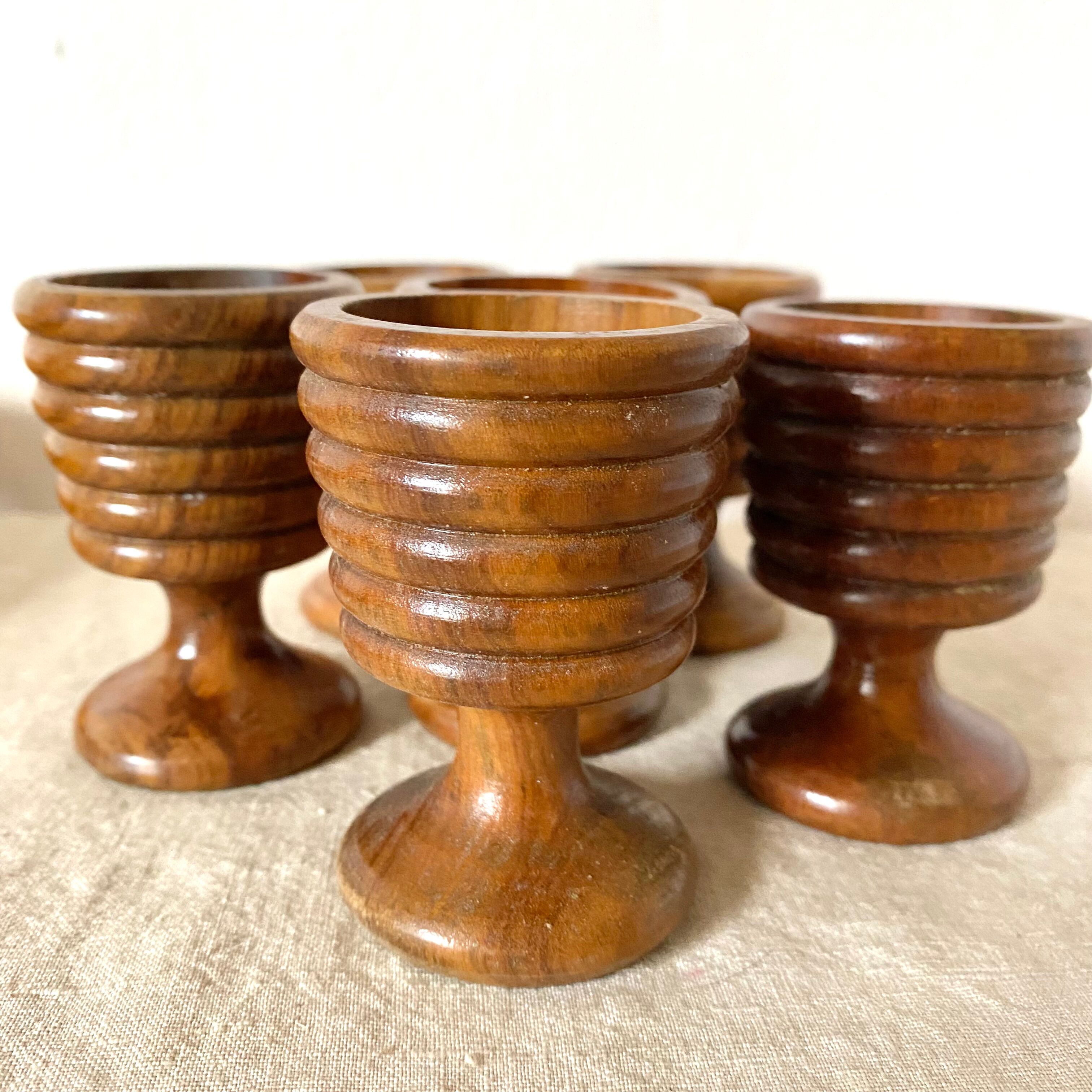 Vintage wooden shells