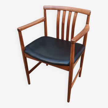 Scandinavian teak armchair from the 60s