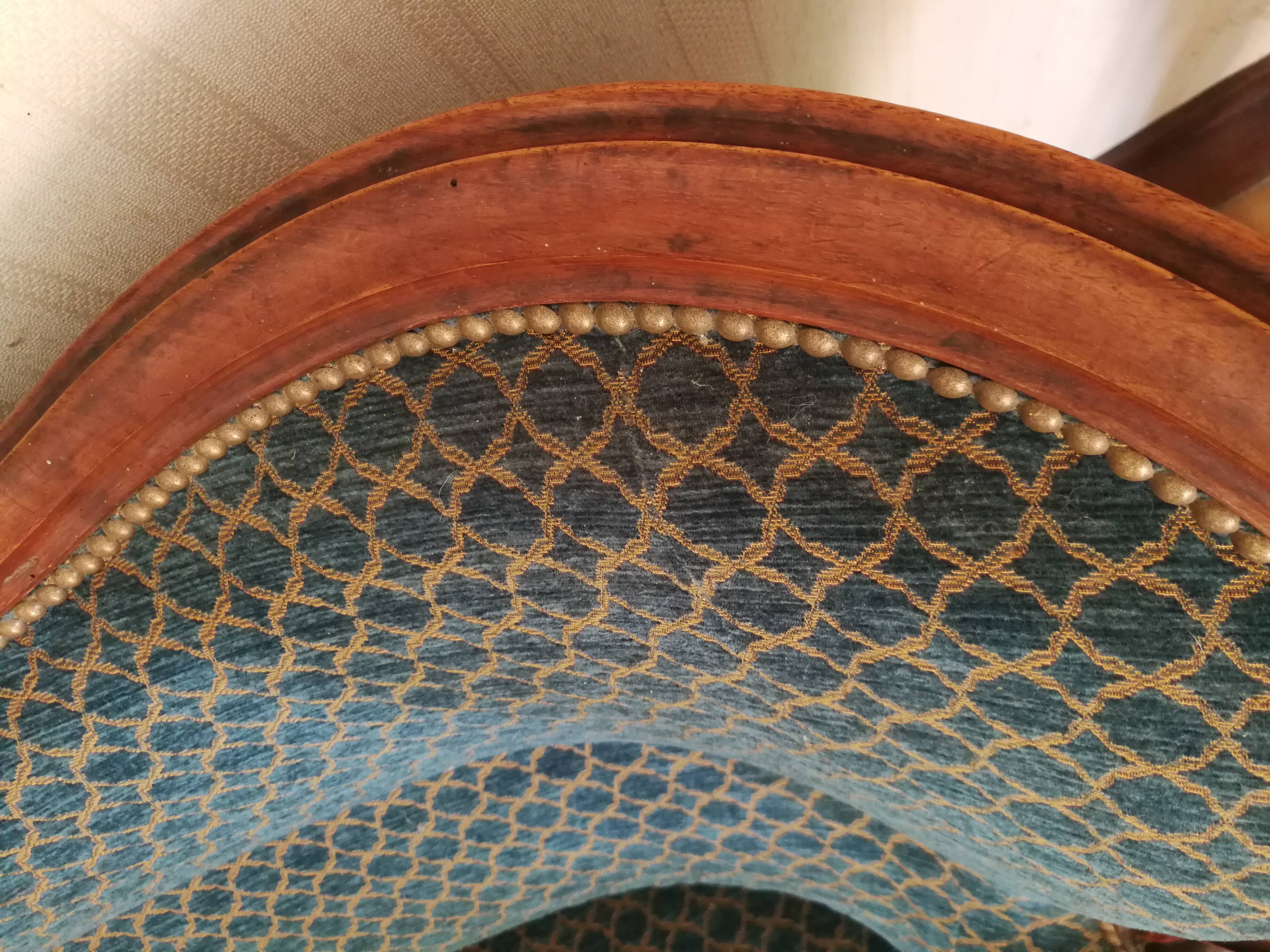 Banquette canapé vintage Louis Philippe