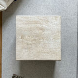 Travertine coffee table