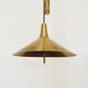 Mid Century Modern Fusijama brass pendant lamp by Th. Valentier
