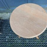 Tabouret à vis d'atelier en bois de 46 à 65 cm