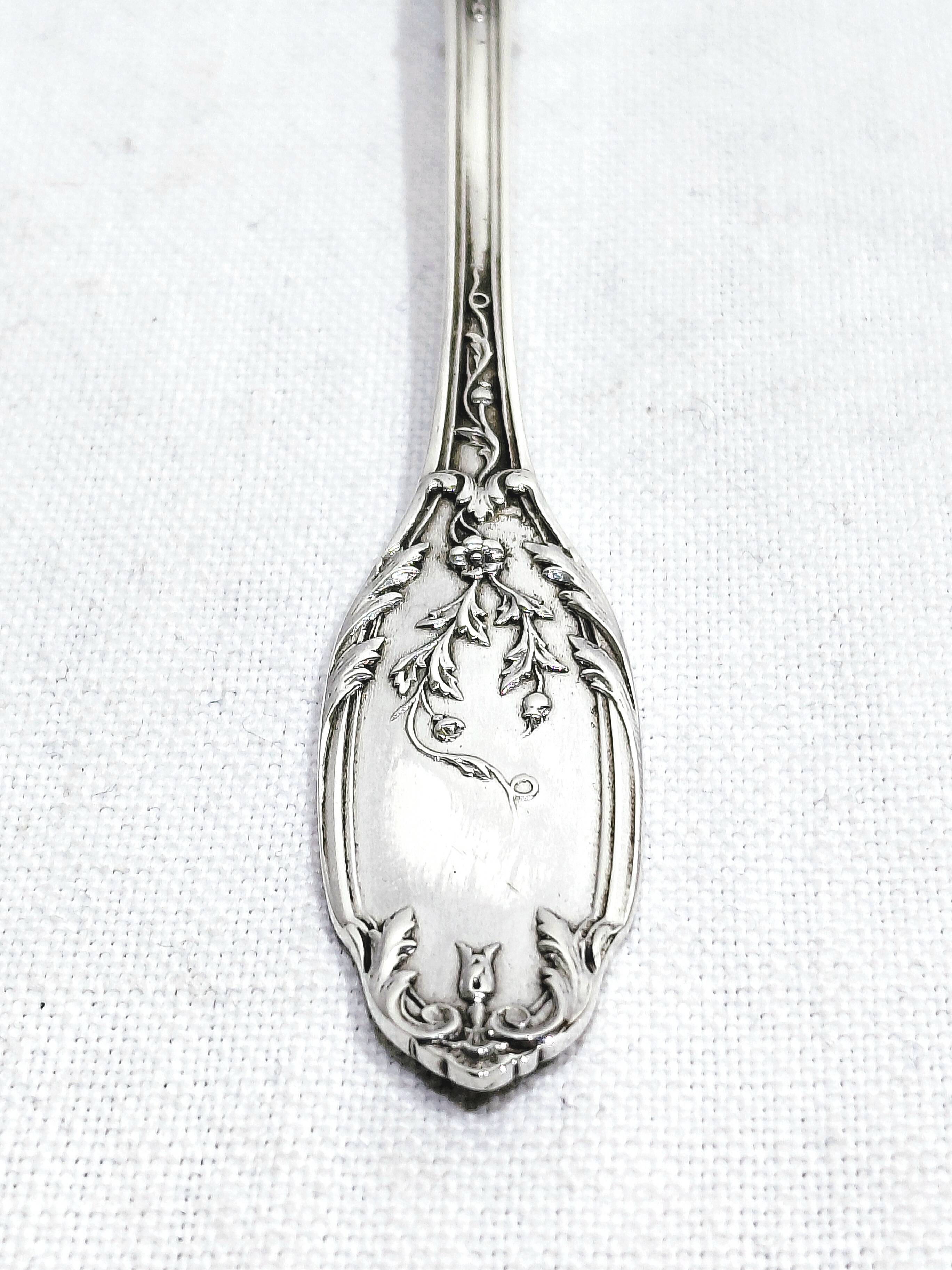 Eugène lefebvre - silver plated oyster forks