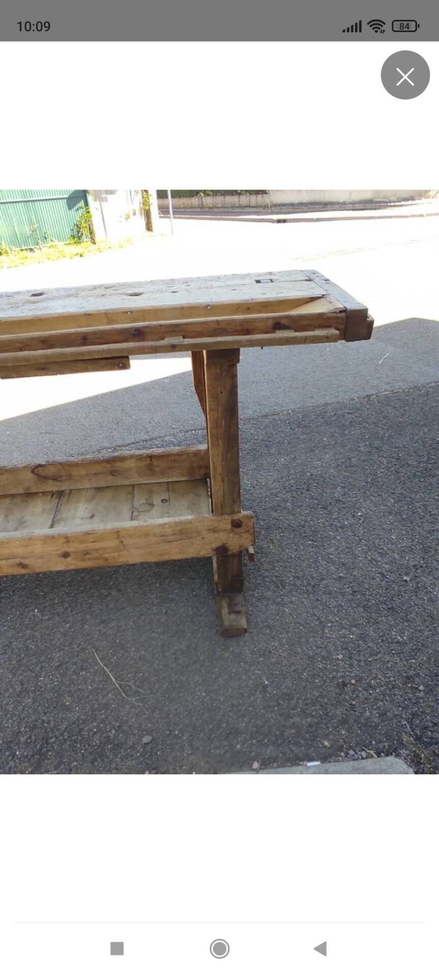 Petit établi d'atelier 