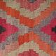 Vintage Turkish hallway rug 78x378 cm