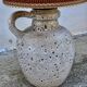 Large ceramic lamp West Germany vintage 1960s