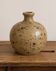 Antique spherical lamp base in pyrite stone