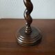 Paire de lampes vintage en bois tourné