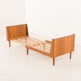 Vintage Hevali teak extension children's room bed, Denmark 1960s