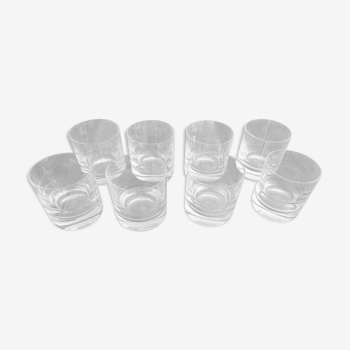 St. Louis glass whisky glasses