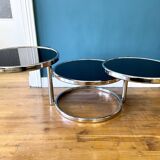 Coffee table with 3 levels Leitmotiv-swivel
