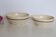 pair of salad bowls, French earthenware, bistro