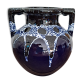 Blue amphora vase