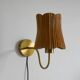 Mid century Modern Wall Sconce Lamp Floral Shape