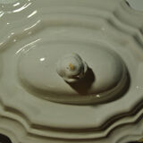Vegetable soup tureen lid Moustiers 18th century South France