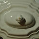 Vegetable soup tureen lid Moustiers 18th century South France