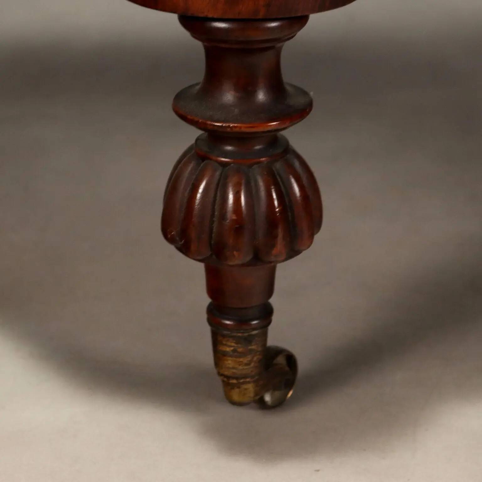 Antique Louis-Philippe walnut shelf, Italy, 19th century