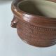 Stoneware pot Corneau Myennes decorated with hares