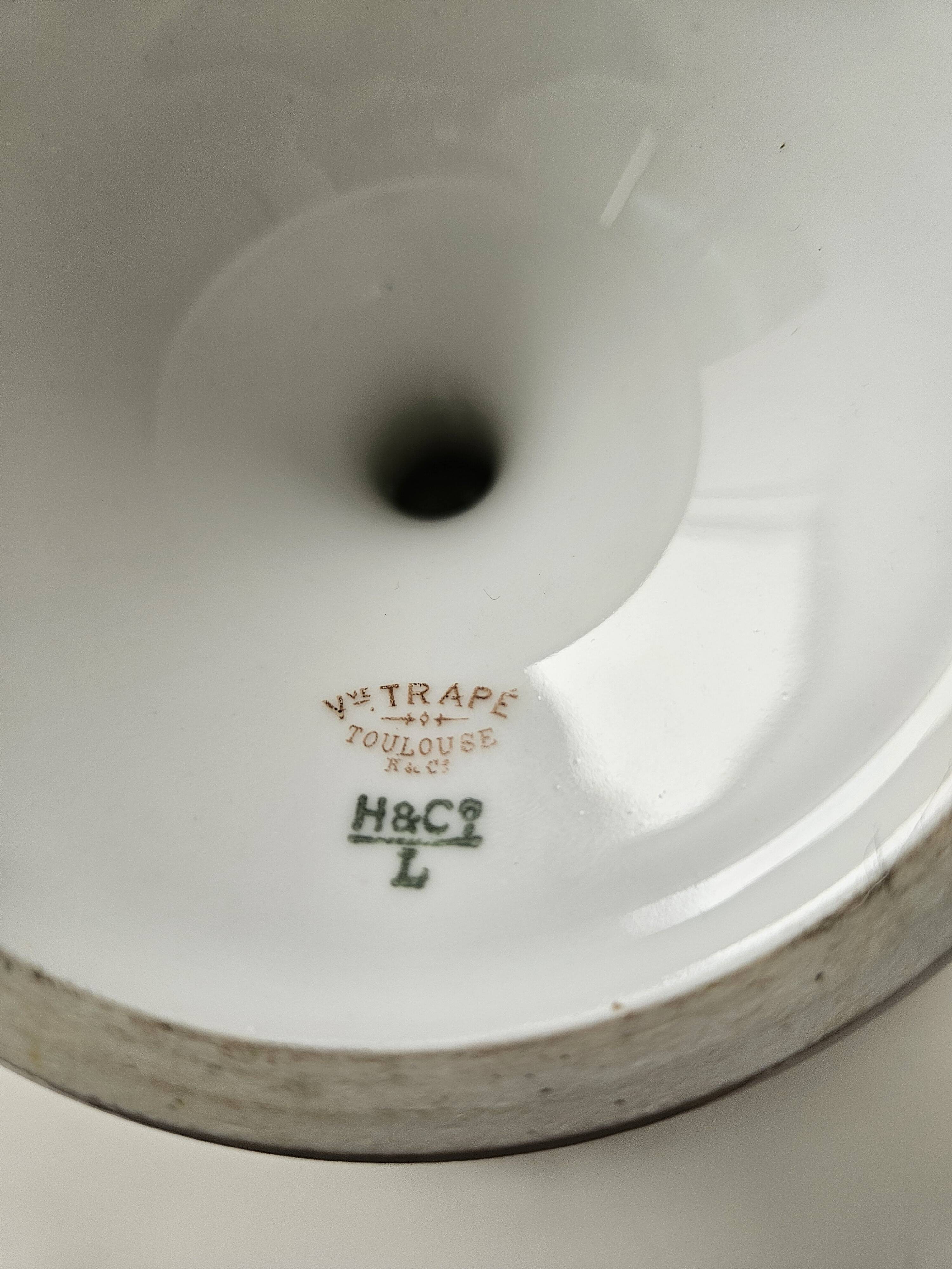 Haviland service plates, dishes on pedestals and soup tureen