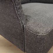 Grey armchair, Italian design, 1970s, production: Italy