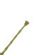 Candlestick, mid-century modern, brass, Poland, 1990s.