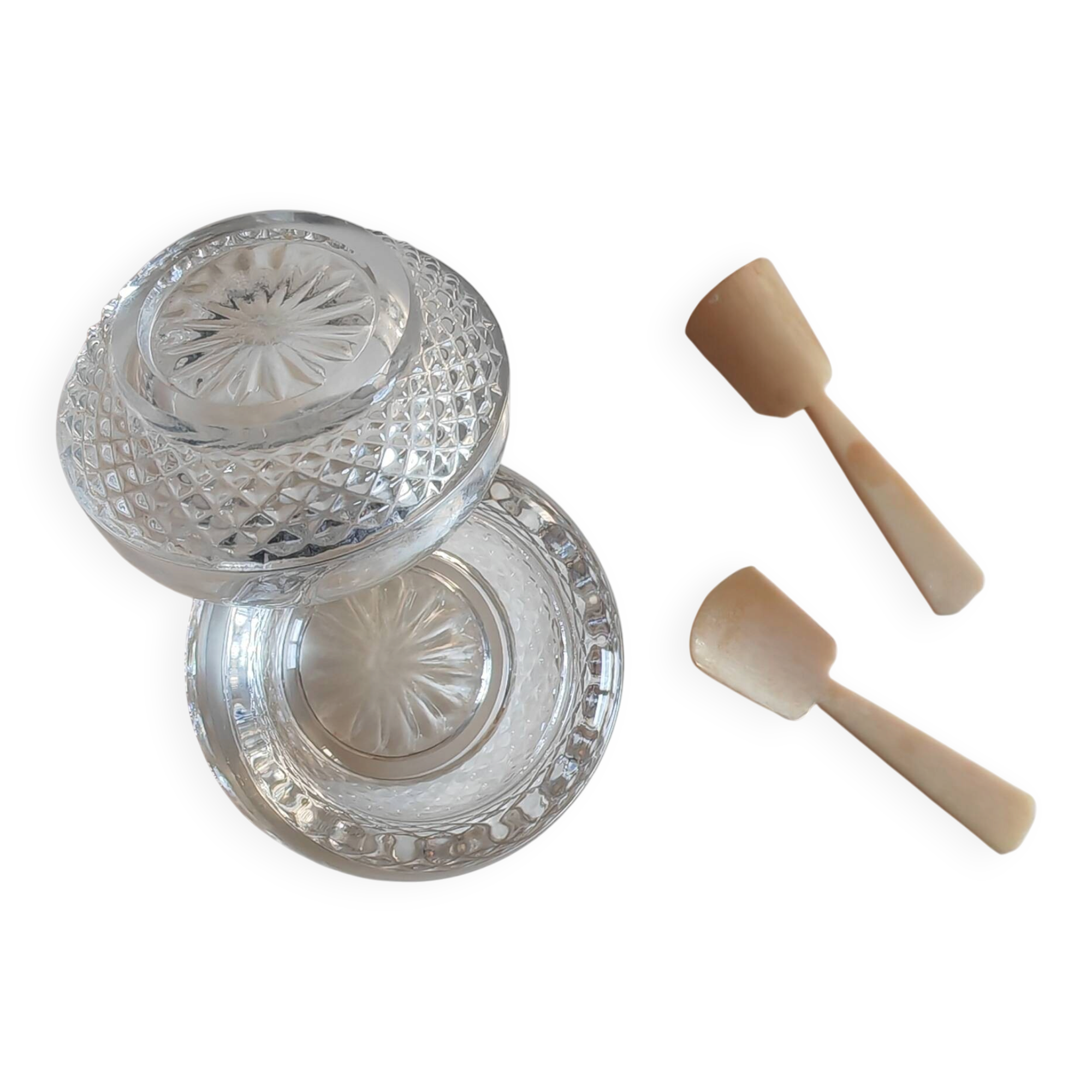 Pair of Baccarat salt cellars